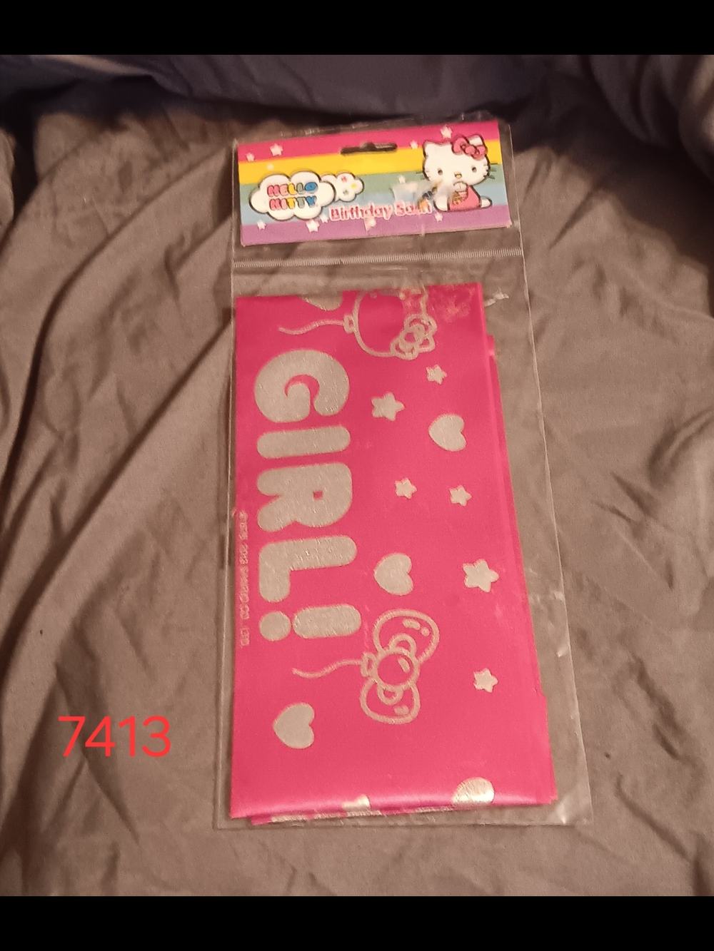 3 Hello Kitty Birthday Girl Sashes